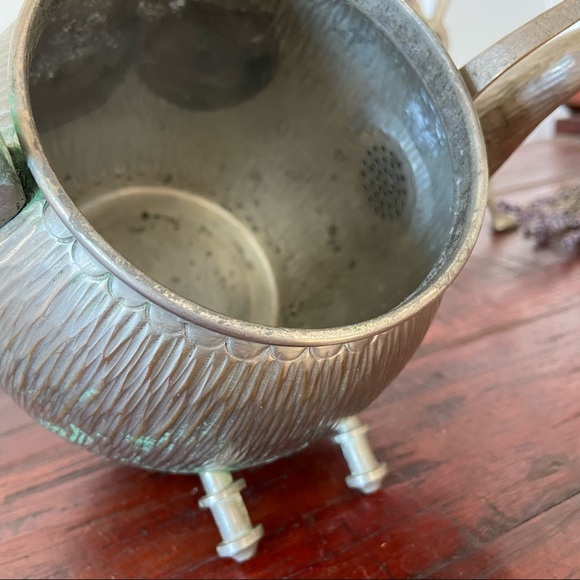 Antique Tilting Spirit Kettle with Stand - Picture 7 of 11